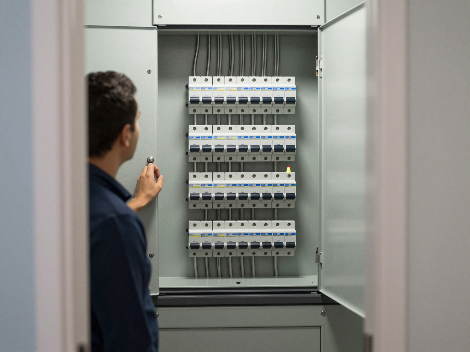 Expert electrician consulting with homeowner on electrical solutions